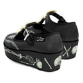 Skeletons Under your Bed  Mary Jane Platforms