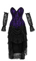 Córdoba Black and Purple 3 Piece Dress Set