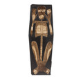 Hand Carved Hinged Coffin Box