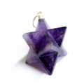 Amethyst Merkaba Necklace
