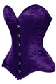 Royal Purple Satin Corset