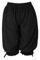 Black Crepe Knee Length Bloomers/Pantaloons