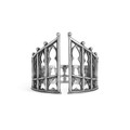 Sterling Silver Cemetry Gates ring Sterling Silver Cemetry Gates ring
