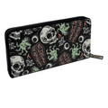 Coffins and Skulls Clutch Handbag