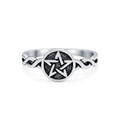 Celtic Knot PentagramSterling Silver Ring
