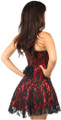 Red Lace Corset Dress