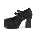 Death Lace Mary Janes size 10