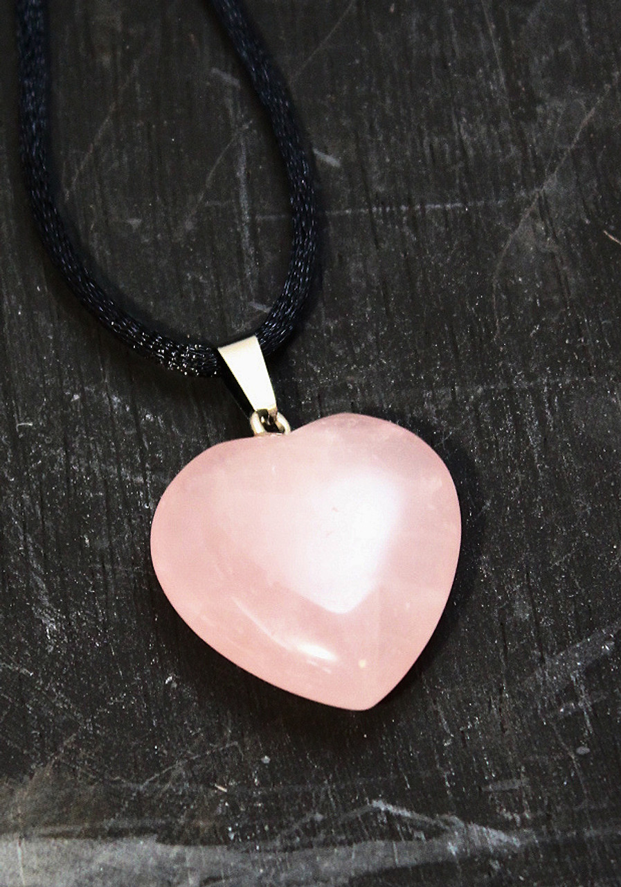 Rose Quartz Heart Necklace Heart Shape Necklace Natural Rose Quartz  Necklace Rose Quartz Jewelry - Etsy