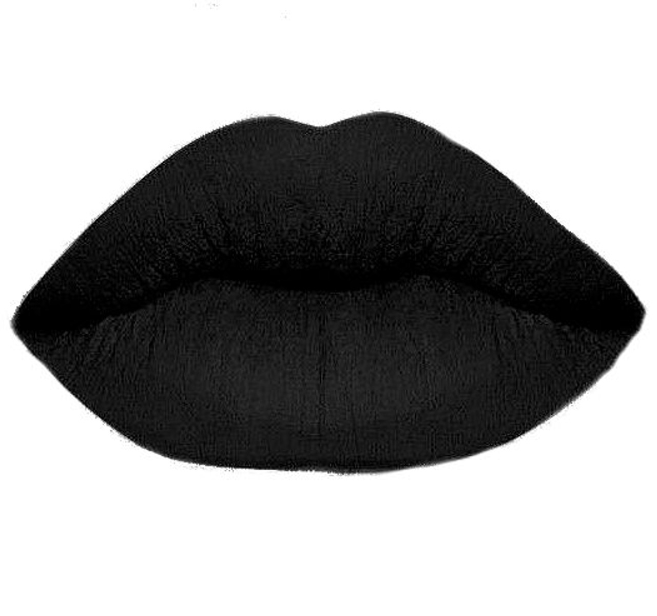 black matte lipstick