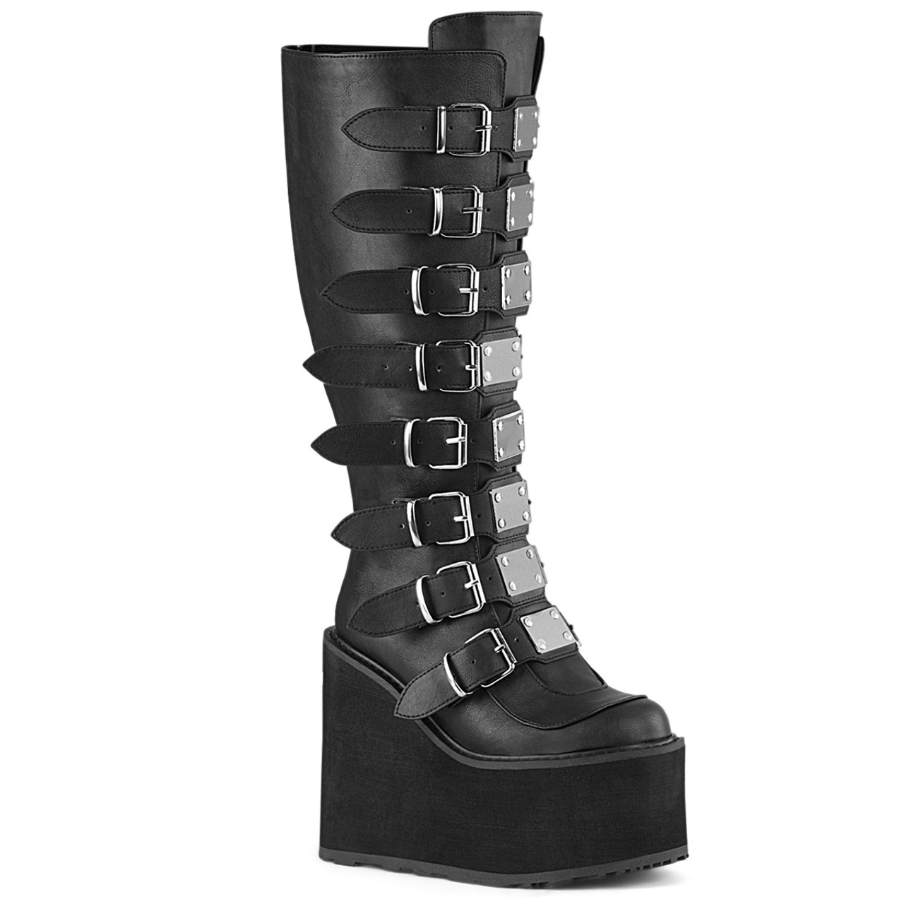 Wide Calf Let's Swing Boots - Goodgoth.com