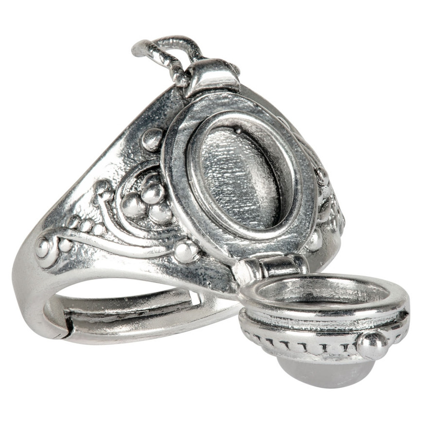 Adjustable Amethyst Poison Ring