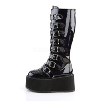 Black Holographic Damned Boots