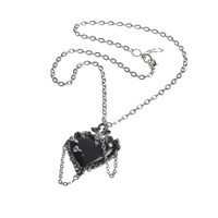 The Witches' Black Heart necklace