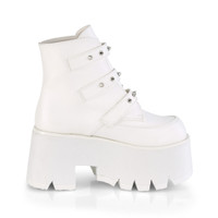  Colony Combat Boots in White