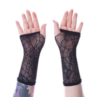 Spiderweb Mesh  Armwarmers