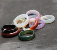 Agate Band Ring