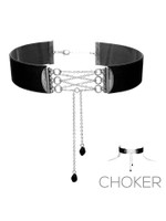 Velvet Corset Chain Choker