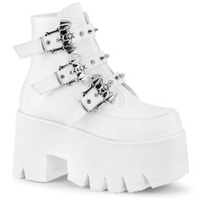  Colony Combat Boots in White