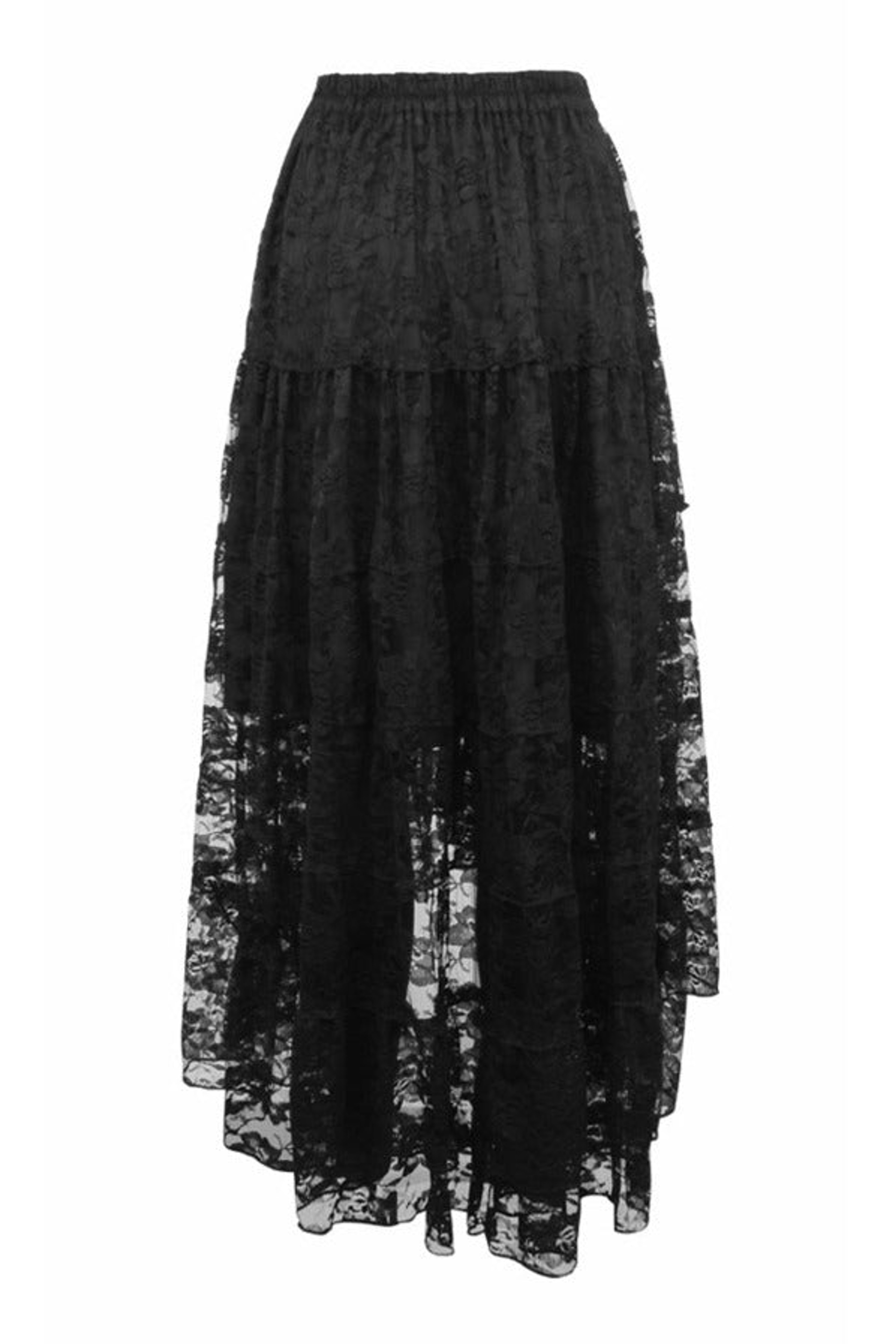 Black Lace Skirt - Goodgoth.com