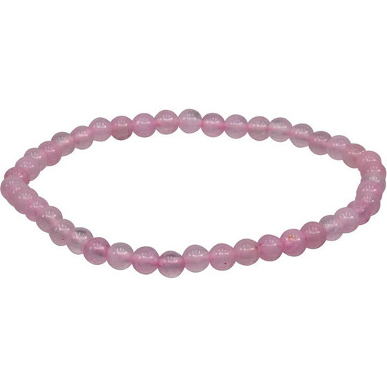 4 mm Rose quartz bracelet