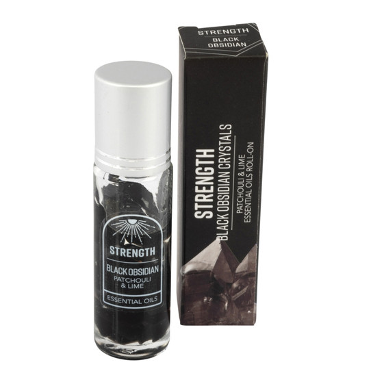 Black Obsidian Chip Patchouli and Lime Perfume oil