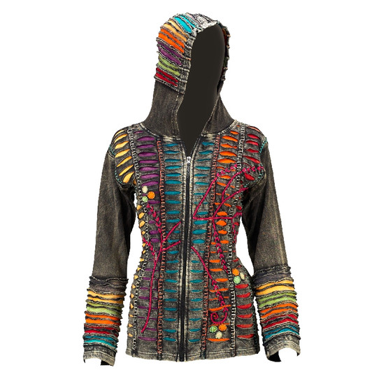 Razor Cut Multi Color Jacket