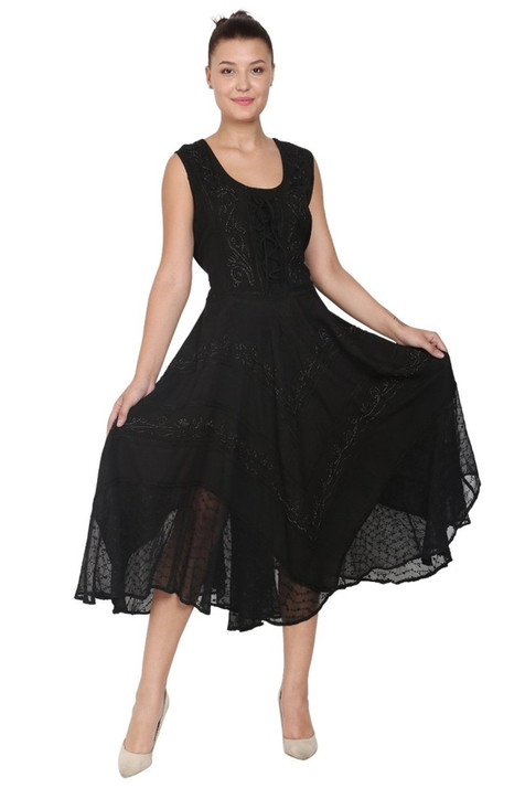 Black Sleeveless Renn dress