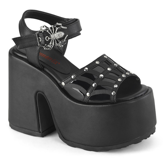 Wicked Web Spider Buckle Platform Sandals