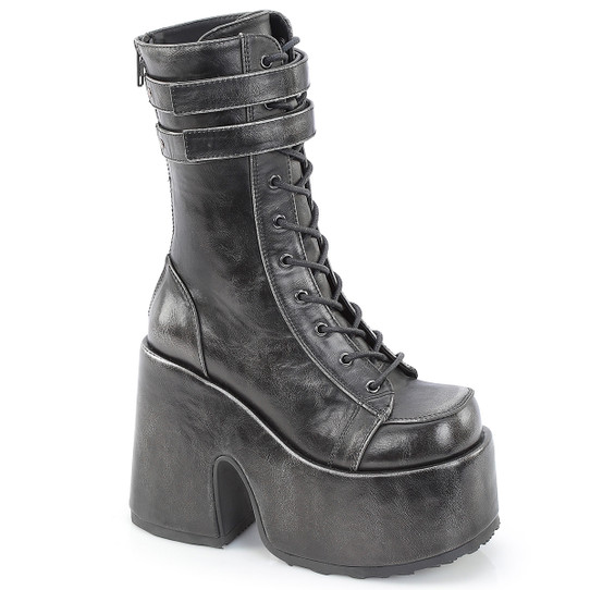 Silver Rub Off Buckle Boots