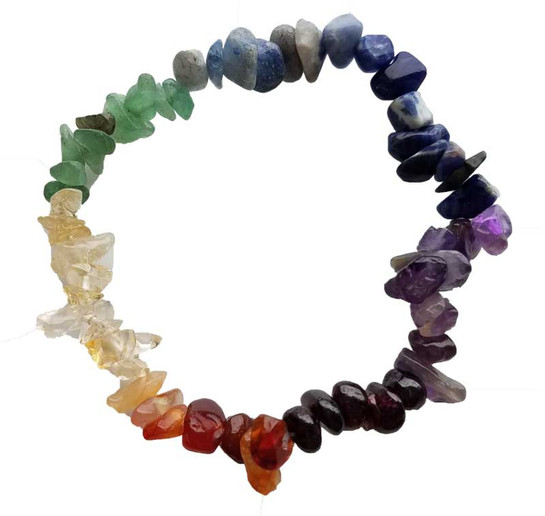 rainbow gemstone bracelet