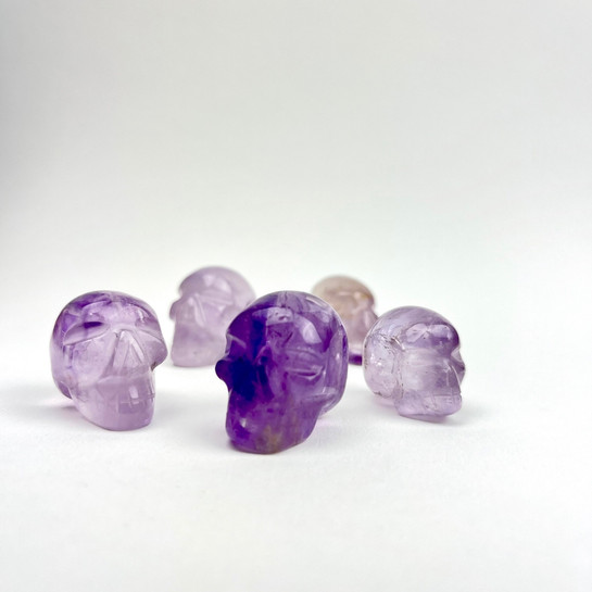 1" Amethyst Skull