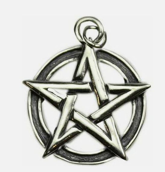 Sterling Interwoven Pentagram Pendant