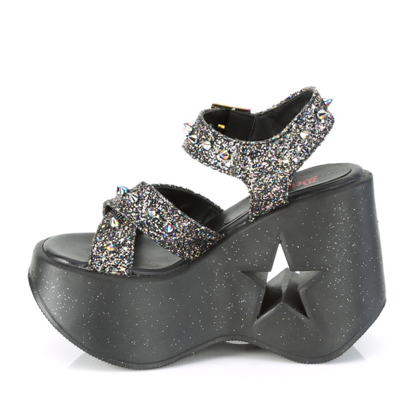 Glitter Star Studded Sandals