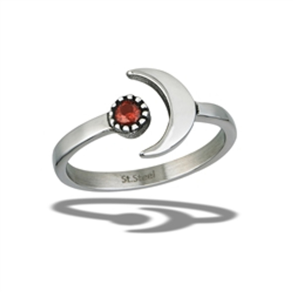 Killing Moon Stainless Steel  Ring