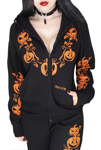Pumpkin Halloween Zipper Hoody