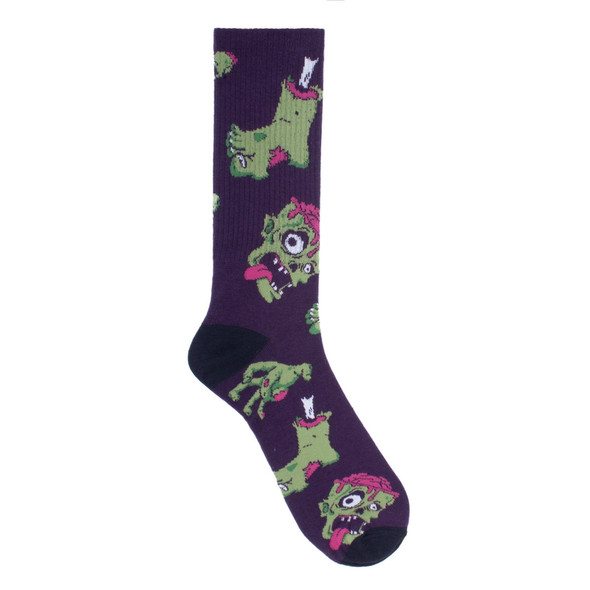 Purple Zombie Socks Purple Zombie Socks