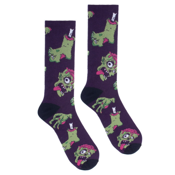 Purple Zombie Socks Purple Zombie Socks