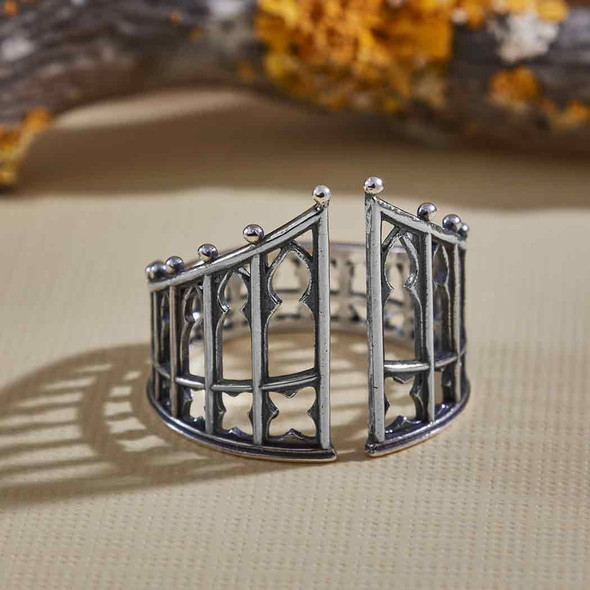Sterling Silver Cemetry Gates ring Sterling Silver Cemetry Gates ring