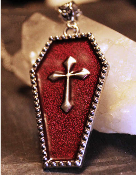 Red Coffin Necklace