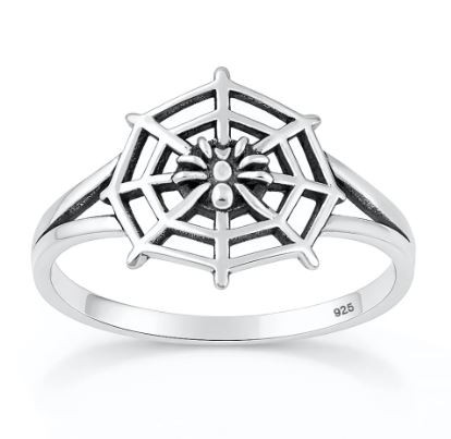 Come into my Web Sterling Silver Ring