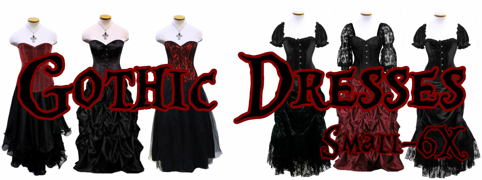 Gothic Long Dresses and Sets S-4X - Good Goth