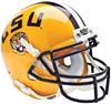 LSU Tigers Mini Yellow Authentic Schutt Helmet