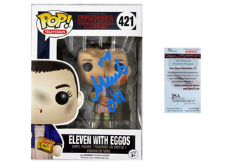 Millie Bobby Brown Autographed Funko Pop Eleven with Eggos - Stranger Things