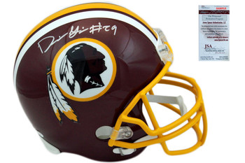 Derrius Guice Autographed SIGNED Washington Redskins Helmet
