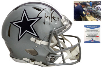 Tony Romo Autographed Cowboys Authentic Speed Helmet - Beckett
