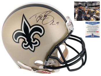 Saints Drew Brees Autographed Authentic Helmet