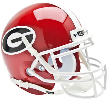 Georgia Bulldogs Mini Speed Football Helmet