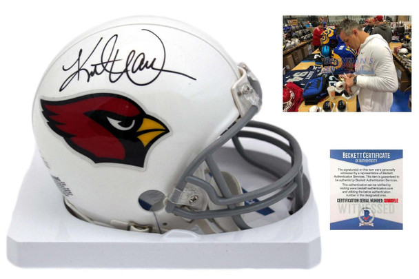Kurt Warner Autographed Signed Arizona Cardinals Mini Helmet - Beckett