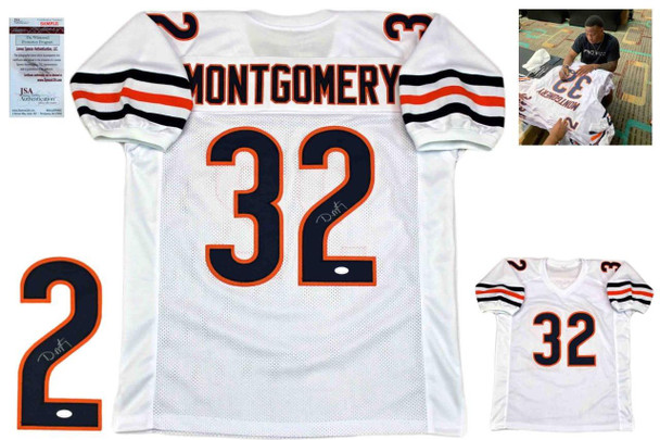 David Montgomery Autographed Signed Jersey - White