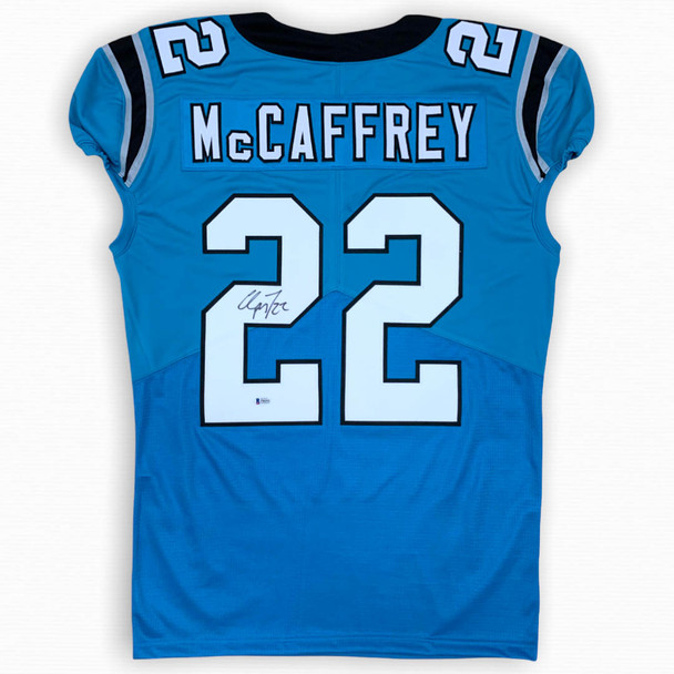 Christian McCaffrey Autographed Signed Jersey - Game Cut Style - Beckett Authentic 